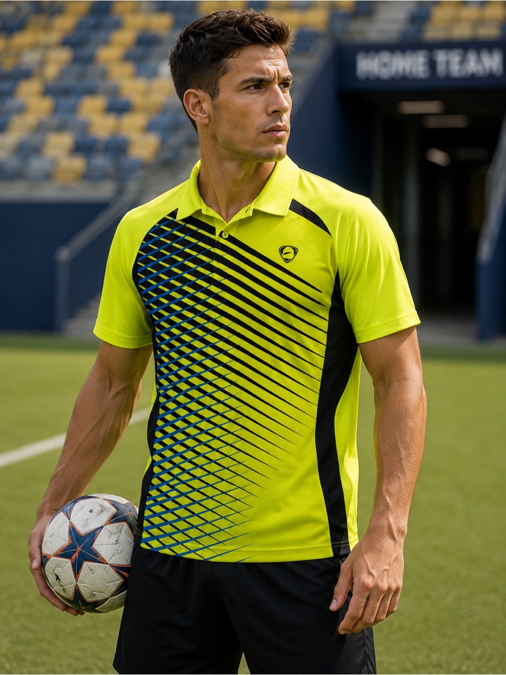Sport Dri Men's Performance Short Sleeve Sports Shirt Sz Lg NWT